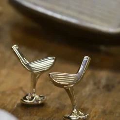 Deakin & Francis Sterling Silver Golf Club Cufflinks