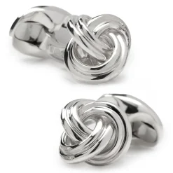 Deakin & Francis Sterling Silver Knot Cufflinks