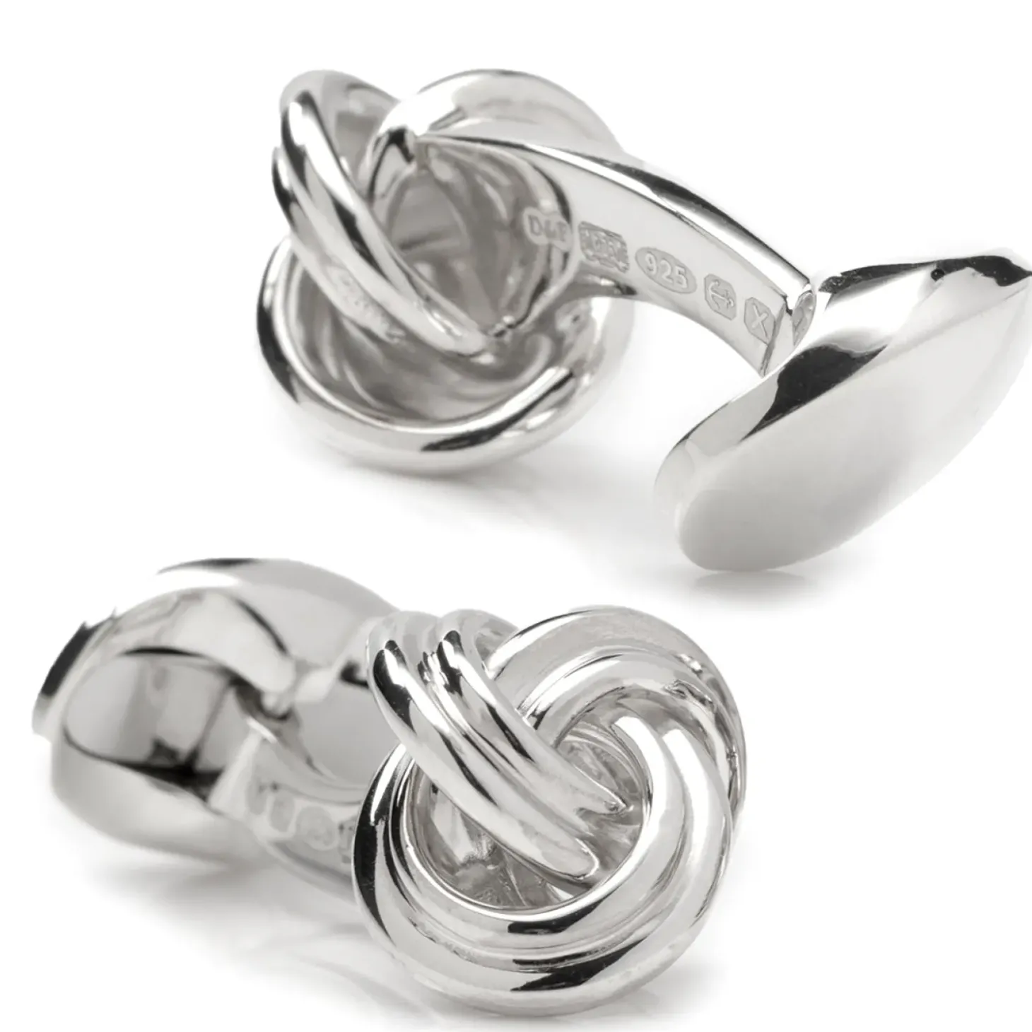 Deakin & Francis Sterling Silver Knot Cufflinks