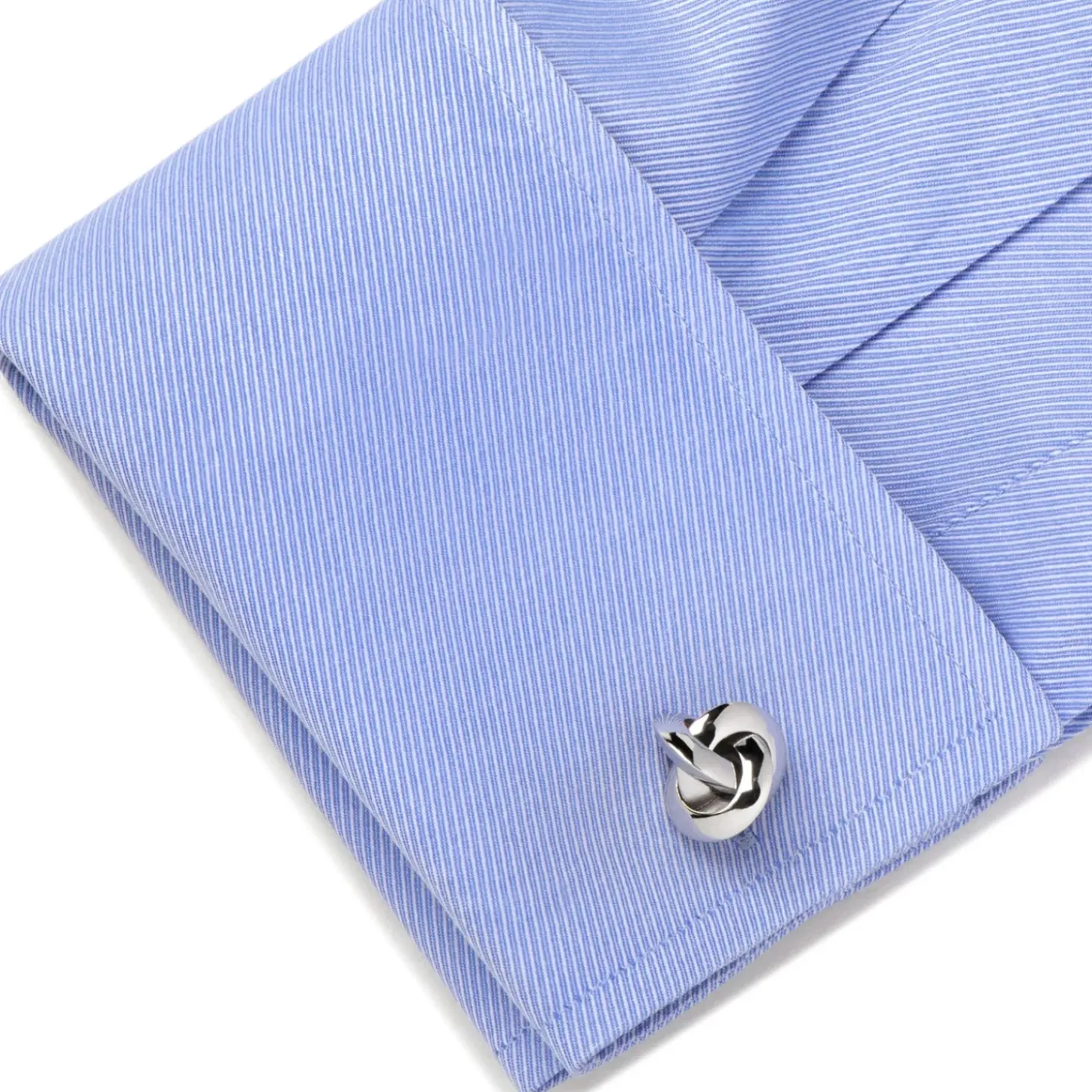Ox and Bull Trading Co. Sterling Silver Knot Cufflinks