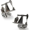 Deakin & Francis Sterling Silver Nodding Donkey Cufflinks