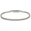 Tateossian Sterling Silver Pop Sleek Bracelet (18cm)