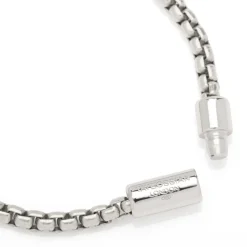 Tateossian Sterling Silver Pop Sleek Bracelet (18cm)
