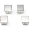 Ox and Bull Trading Co. Sterling Silver Rope Square Studs