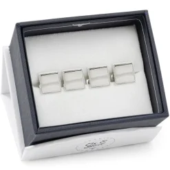 Ox and Bull Trading Co. Sterling Silver Rope Square Studs