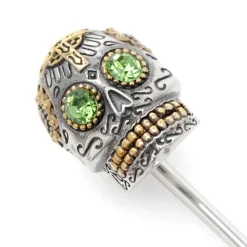 Ox and Bull Trading Co. Sterling Silver Skull Stick Pin