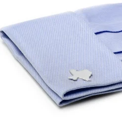 Max Lang Sterling Silver Texas Cufflinks