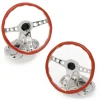Deakin & Francis Sterling Silver Vintage Steering Wheel Cufflinks