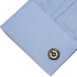 Max Lang Sterling Texas State Seal Cufflinks