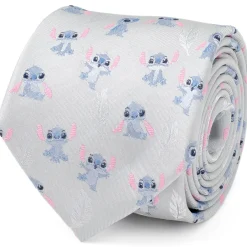 Disney Stitch Gray Men's Tie