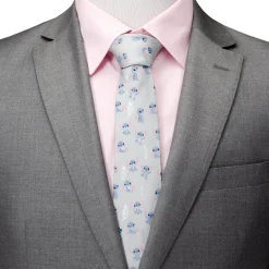 Disney Stitch Gray Men's Tie