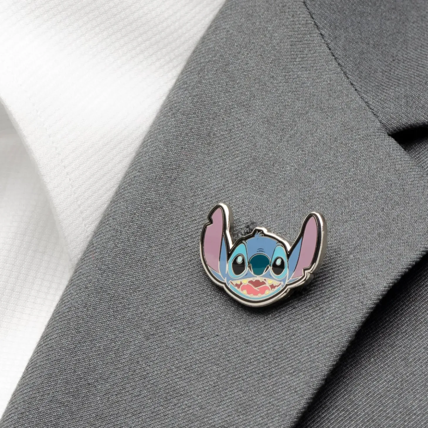 Disney Stitch Happy Face Lapel Pin