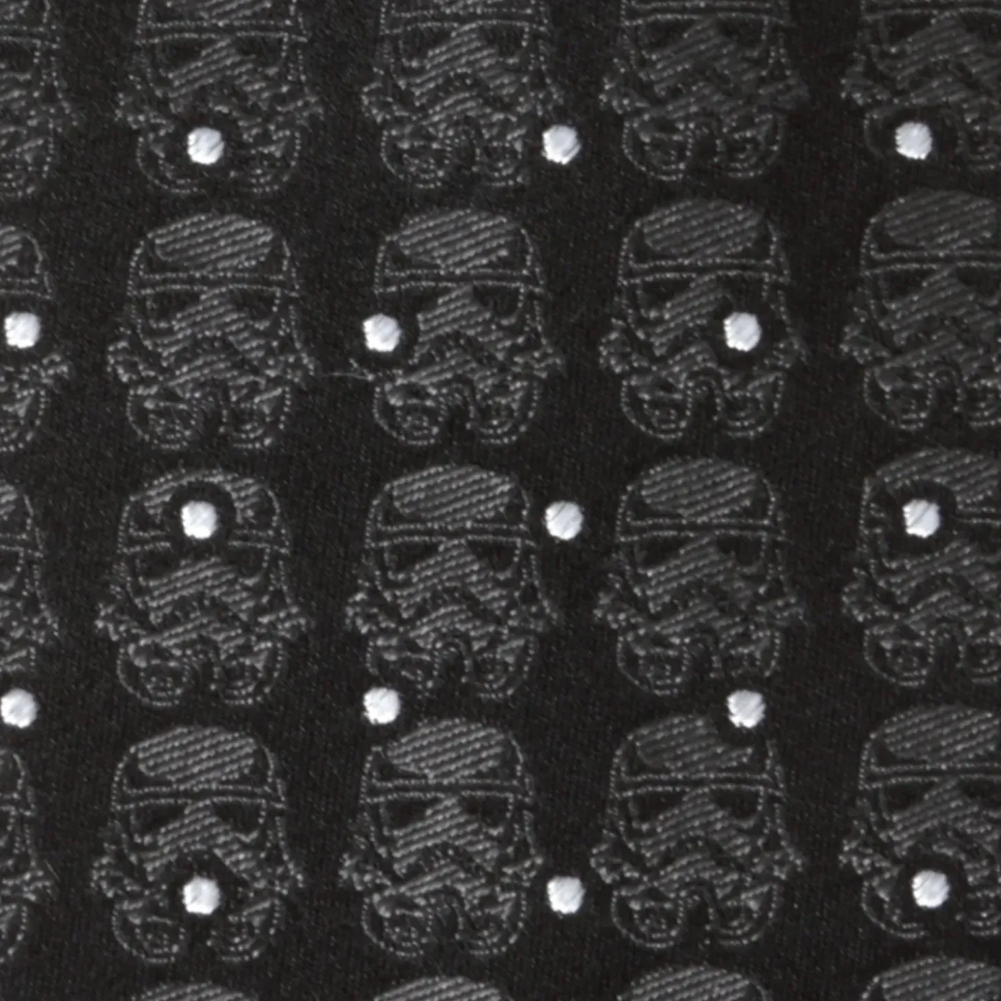 Star Wars Stormtrooper Black Dot Men's Tie