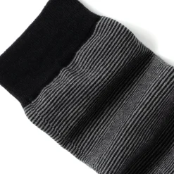 Ox and Bull Trading Co. Striped Gray Black Men's Socks
