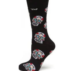 Cufflinks, Inc. Sugar Skull Black Socks