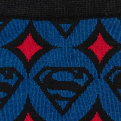 DC Comics Superman Circle Motif Blue Men's Socks