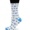 DC Comics Superman Diamond Gray Socks