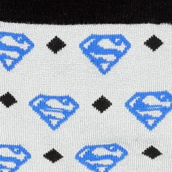 DC Comics Superman Diamond Gray Socks