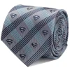 DC Comics Superman Gray Plaid Tie
