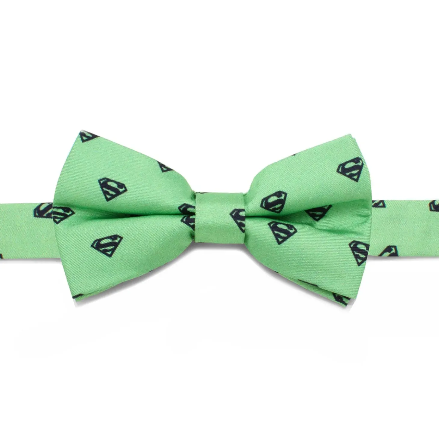 BOY DC Comics Superman Green Big Boys' Silk Bow Tie