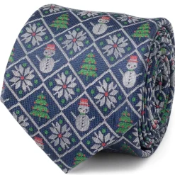 Cufflinks, Inc. Sweater Weather Blue Men's Tie