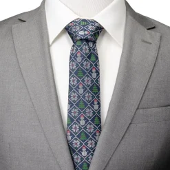 Cufflinks, Inc. Sweater Weather Blue Men's Tie