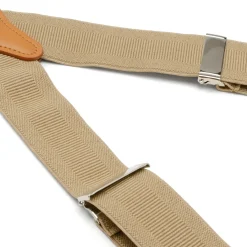 Ox and Bull Trading Co. Tan Clip Suspenders