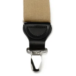 Ox and Bull Trading Co. Tan Clip Suspenders