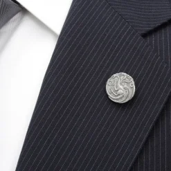 Game of Thrones Targaryen Dragon Antiqued Lapel Pin