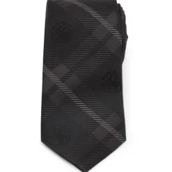 Game of Thrones Targaryen Dragon Black Plaid Silk Men's Tie
