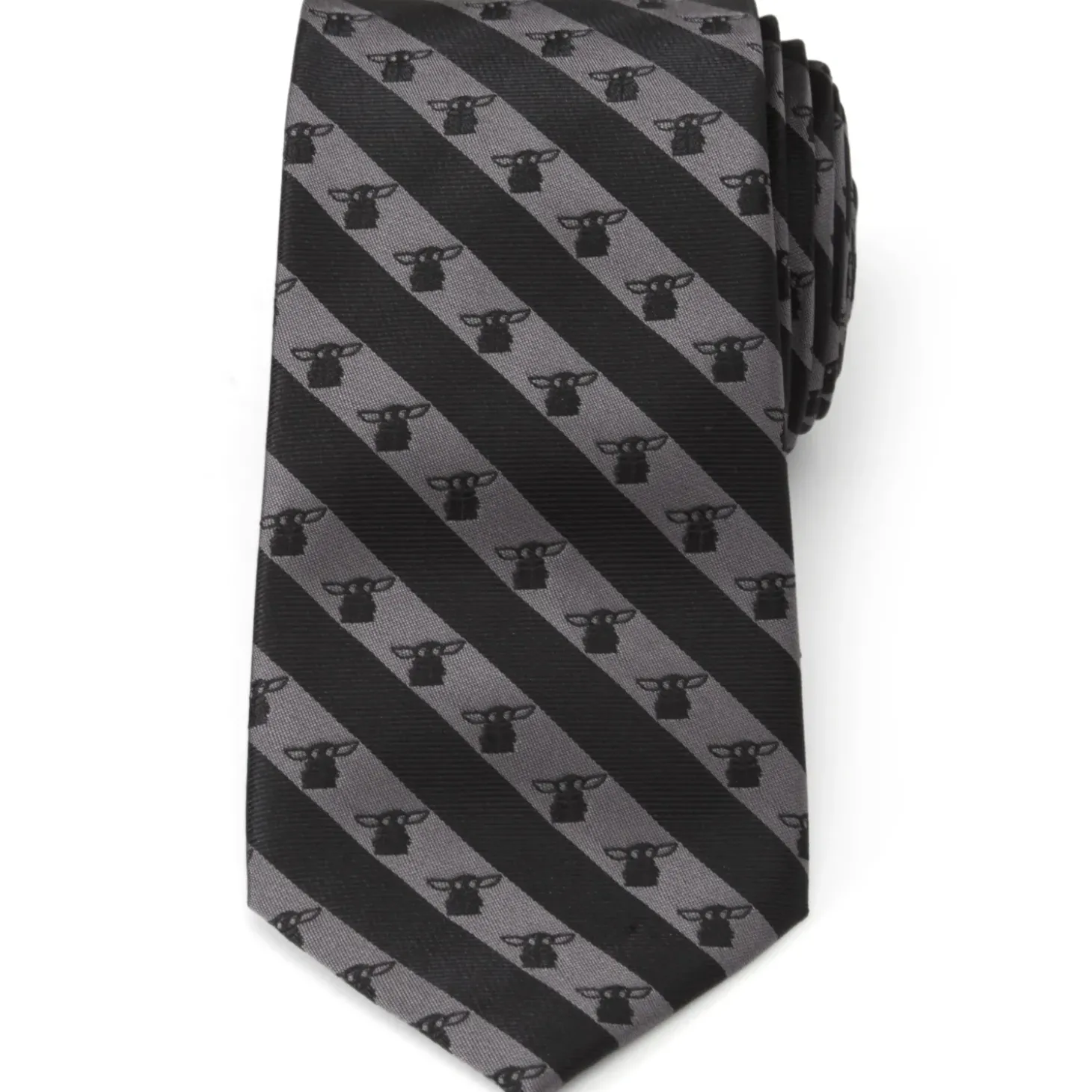 Star Wars The Child Charcoal Stripe Men's Tie