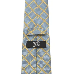Ox and Bull Trading Co. The Edward Tie (Gold Check Men's Tie)