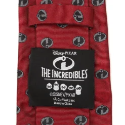 Disney The Incredibles Logo Red Men's Tie
