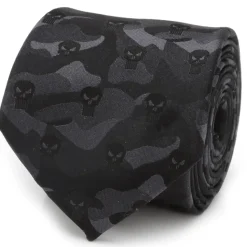 Marvel The Punisher Camo Black Silk Men's Tie
