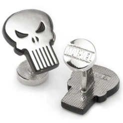 Marvel The Punisher Silver Cufflinks