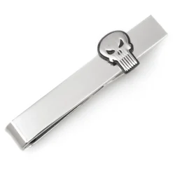 Marvel The Punisher Silver Tie Bar