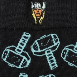 Marvel Thor Pattern Blue/Black Socks