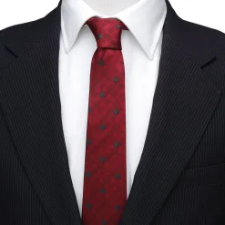 Star Trek TNG Red Delta Shield Men's Tie