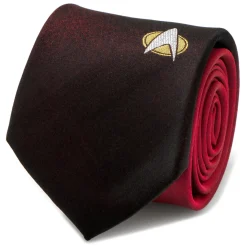 Star Trek TNG Shield Red Ombre Men's Tie