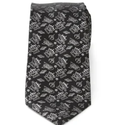 Disney Toy Story Alien Print Black Men's Tie