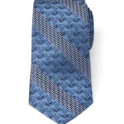 Disney Toy Story Icon Herringbone Stripe Blue Men's Tie