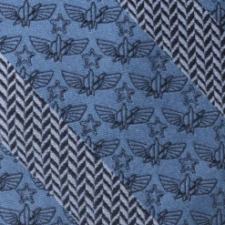 Disney Toy Story Icon Herringbone Stripe Blue Men's Tie