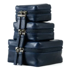 Moore & Giles TRAVEL POUCH LARGE MONT BLANC LARKSPUR