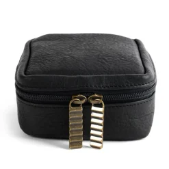 Moore & Giles TRAVEL POUCH LARGE SEVEN HILLS BLACK