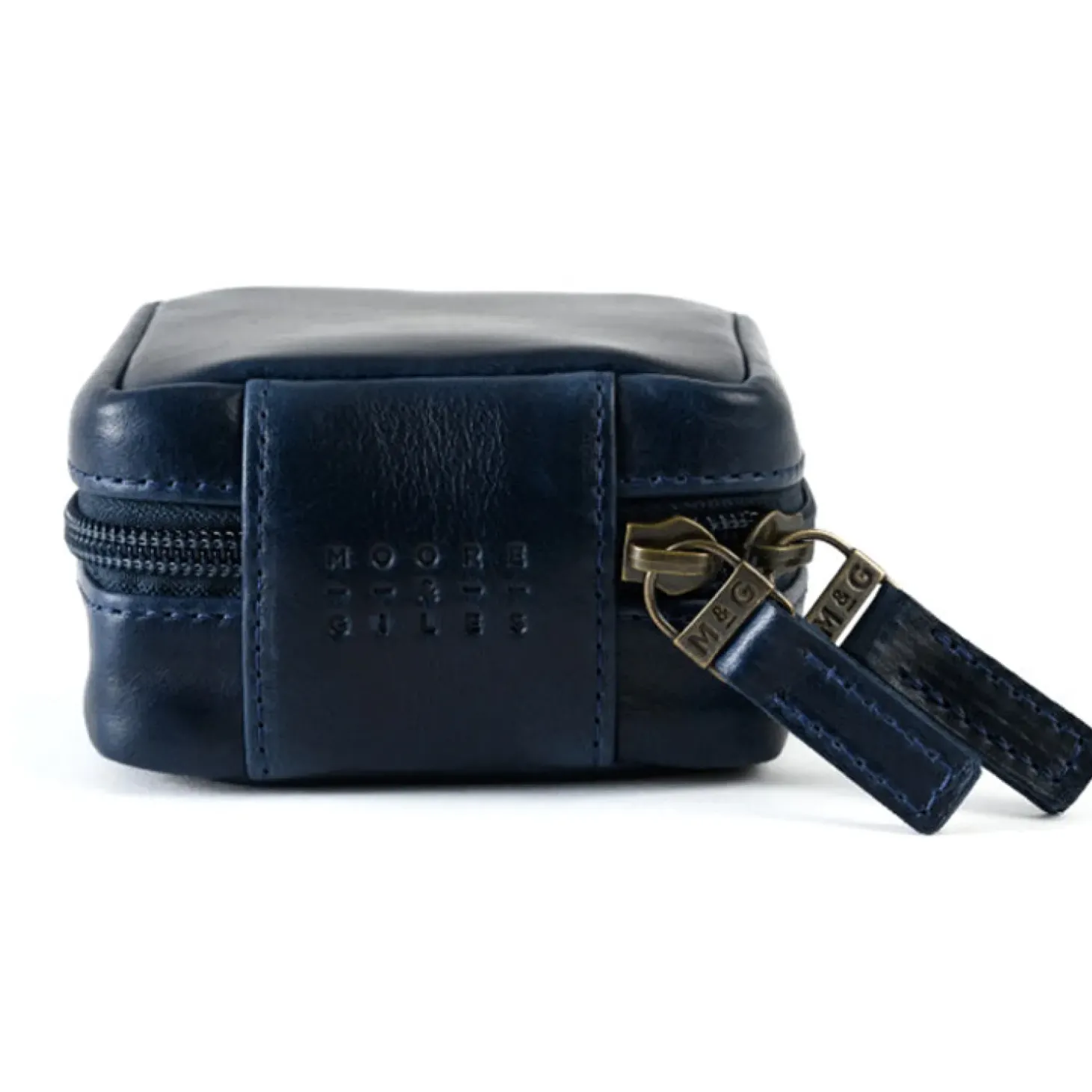 Moore & Giles TRAVEL POUCH MEDIUM MONT BLANC LARKSPUR