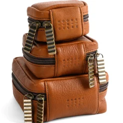 Moore & Giles TRAVEL POUCH MEDIUM SEVEN HILLS UMBER