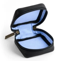 Moore & Giles TRAVEL POUCH MEDIUM SEVEN HILLS BLACK