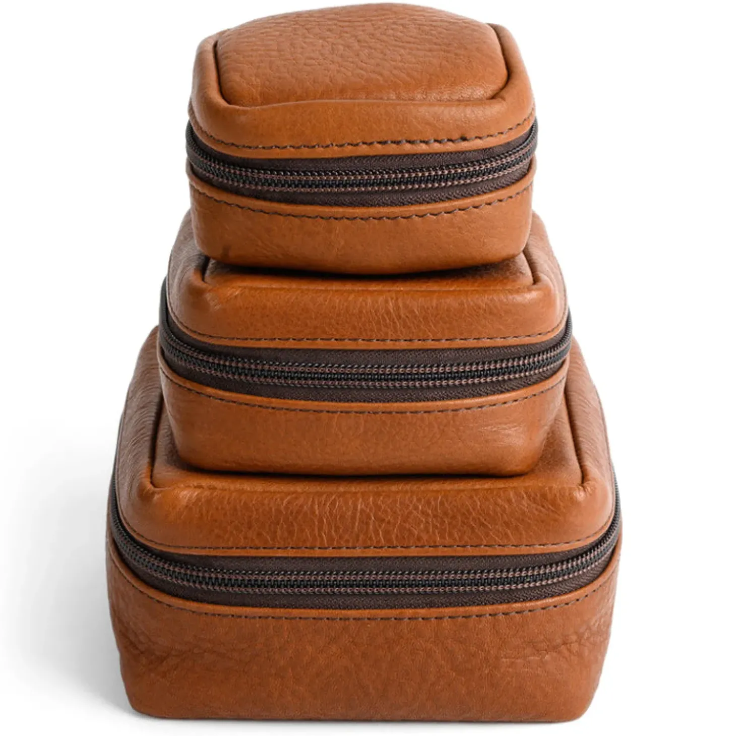 Moore & Giles TRAVEL POUCH SMALL SEVEN HILLS UMBER