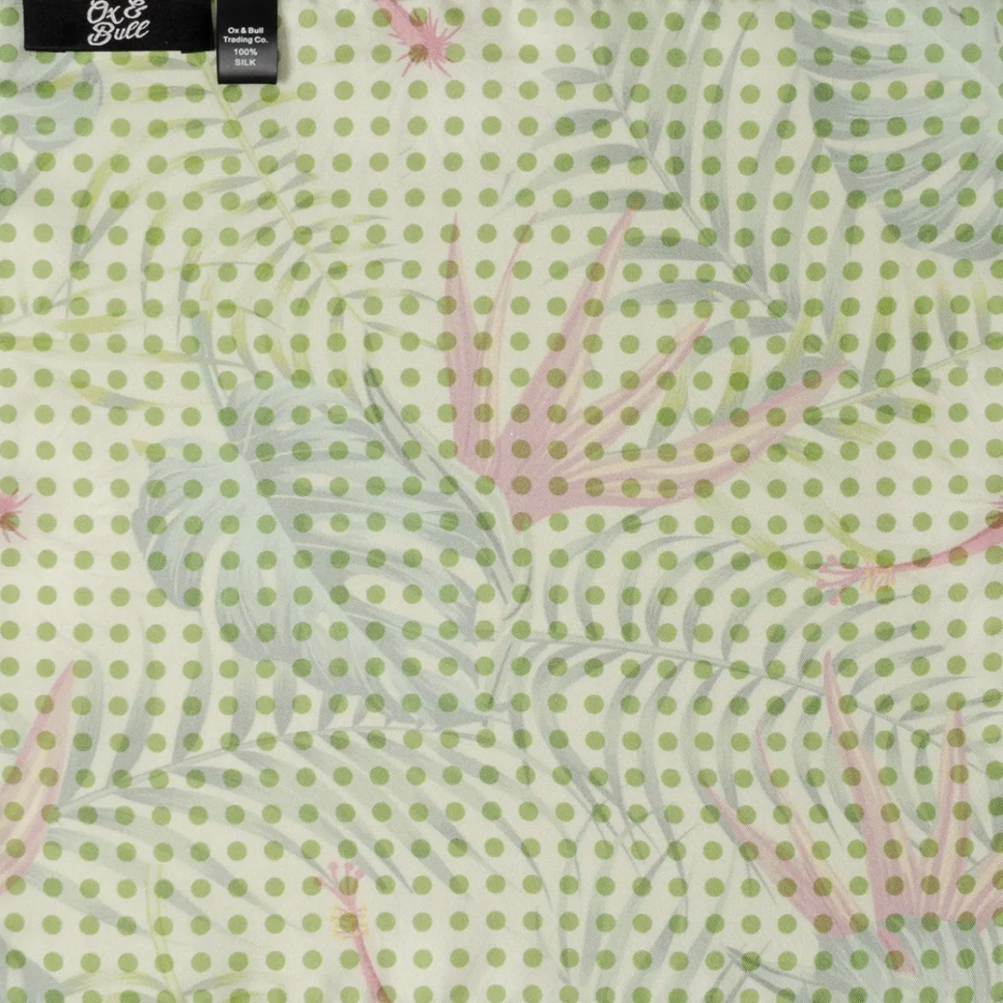 Ox and Bull Trading Co. Tropical Leaf Multi Pocket Square