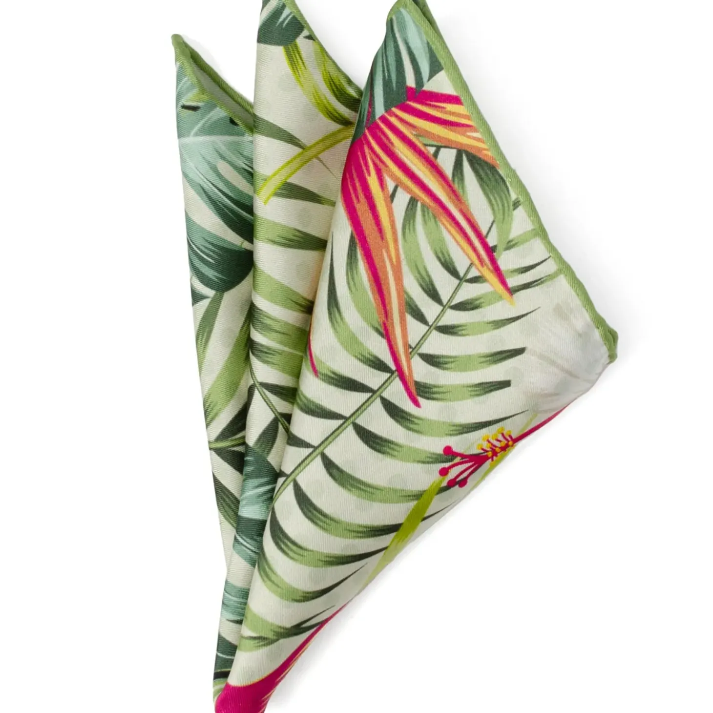 Ox and Bull Trading Co. Tropical Leaf Multi Pocket Square